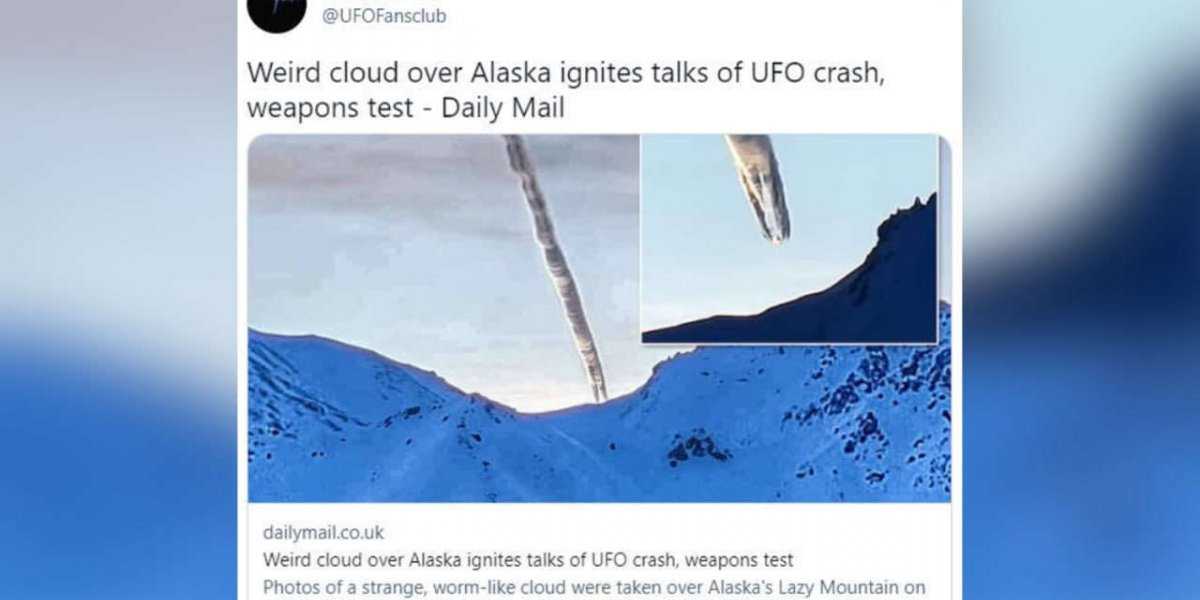Daily Mail: на Аляске испугались «секретного оружия» Москвы из-за необычного облака