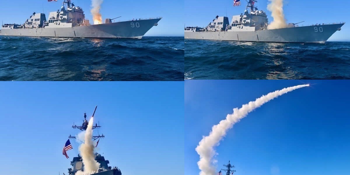 Эсминец США с 56 «Томагавками» на борту встал в 299 км от Санкт-Петербурга