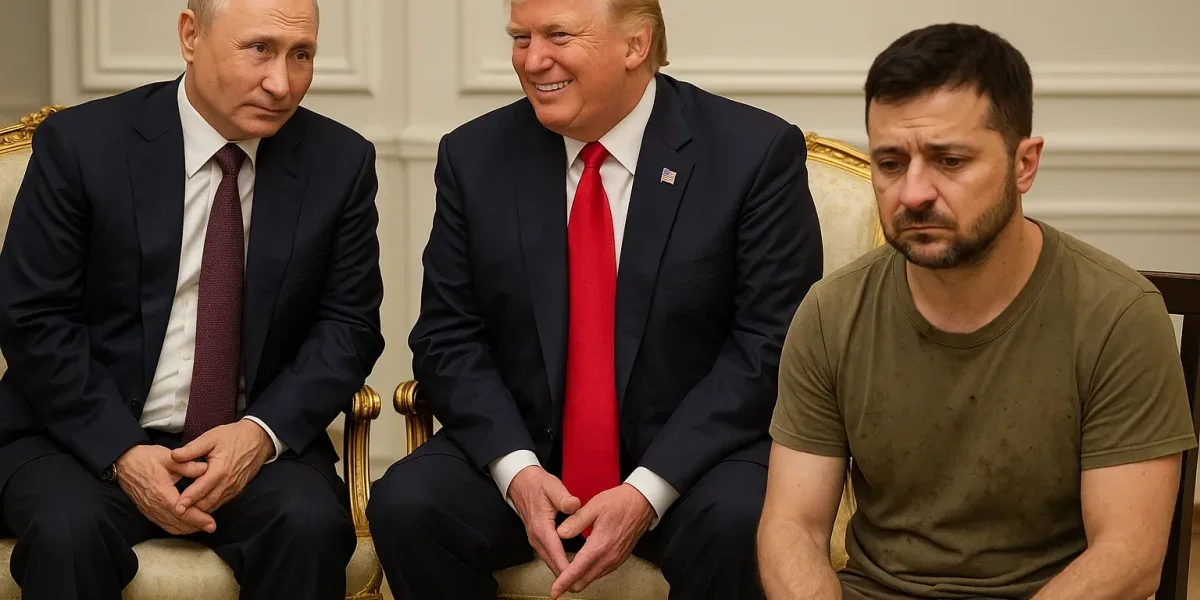 Путин, Трамп и Зеленский в одной комнате: Как грамотно расставить три фигуры на одной доске?